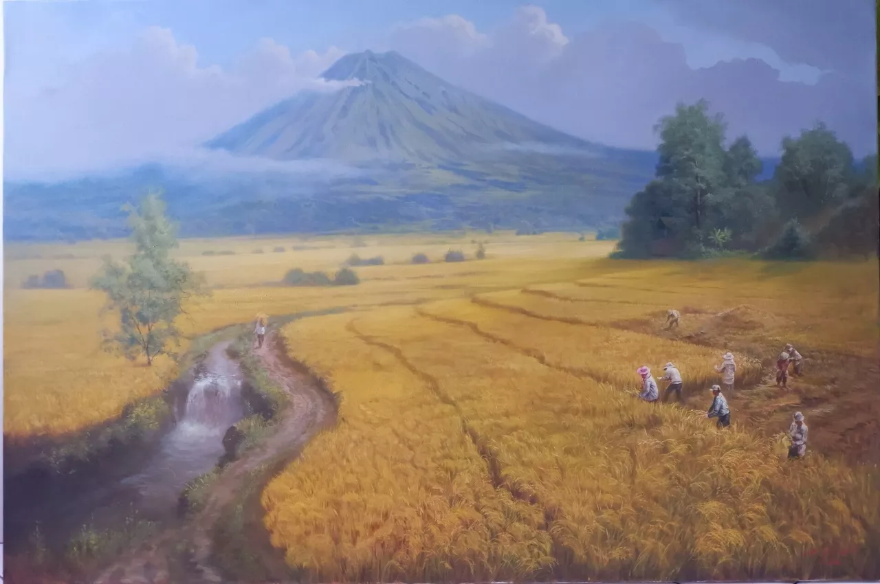 Landscape Ricefild 150x200